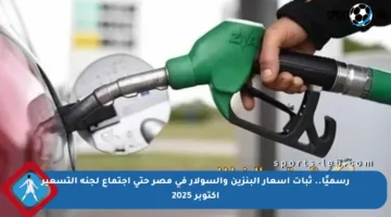 رسميًا.. ثبات أسعار البنزين والسولار في مصر حتى اجتماع لجنة التسعير أكتوبر 2025